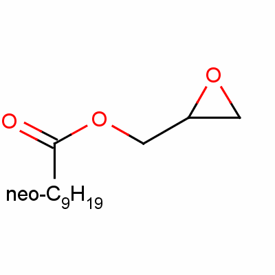 新癸酸缩水甘油醚分子式结构图