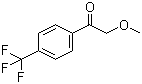 2-甲氧基-1-(4'-三氟甲基)苯乙酮分子式结构图