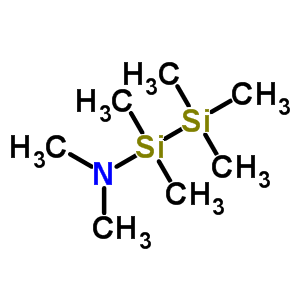 1-三甲基硅2-氨基二甲基硅烷分子式结构图