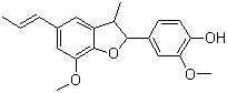 去氢二异丁香酚分子式结构图