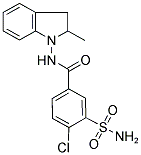 吲达帕胺分子式结构图