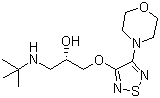 噻吗洛尔分子式结构图