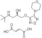 马来酸噻吗洛尔分子式结构图