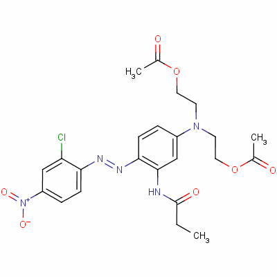 分散红167分子式结构图