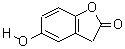 2,5-二羟基苯基乙酸-γ-内酯分子式结构图