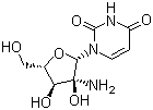 2'-氨基-D-尿苷分子式结构图