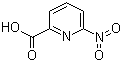 6-硝基-2-吡啶羧酸分子式结构图