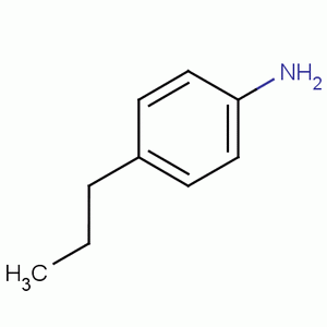 4-正丙基苯胺分子式结构图