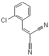 2-氯苯亚甲基丙二腈分子式结构图