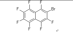 2-溴-七氟萘分子式结构图