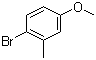 2-溴-5-甲氧基甲苯分子式结构图