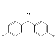 双(4-氟苯基)氯甲烷分子式结构图