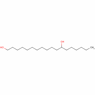 12-羟基硬脂醇分子式结构图