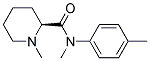 (S)-N-(2',6'-二甲苯基)-2-哌啶甲酰胺分子式结构图