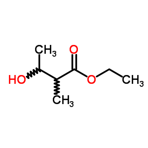 3-羟基-2-甲基丁酸乙酯分子式结构图