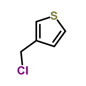 3-氯甲基噻吩分子式结构图