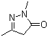 1,3-二甲基-5-吡唑啉酮分子式结构图