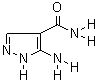 3-氨基-4-吡唑甲酰胺半硫酸盐分子式结构图