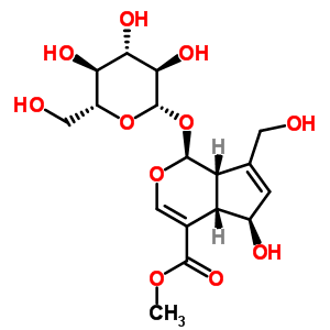 鸡矢藤次苷甲酯分子式结构图