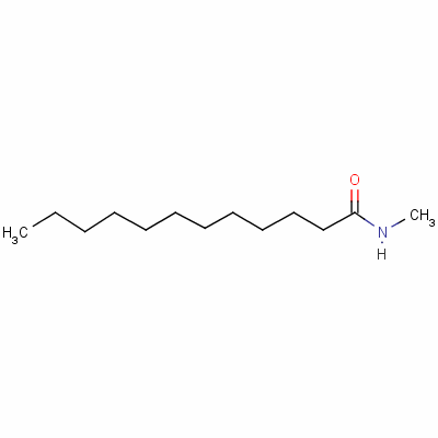 N-甲基十二胺分子式结构图