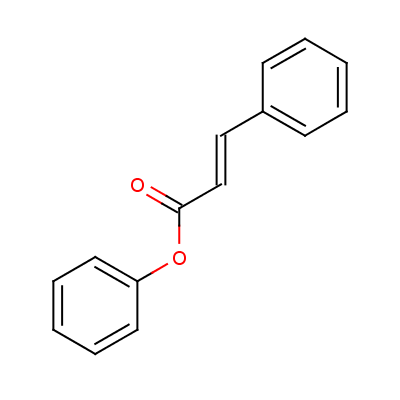 肉桂酸苯酯分子式结构图