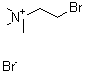 (2-溴乙基)三甲基溴化铵分子式结构图