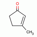 3-甲基-2-环戊烯-1-酮分子式结构图