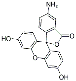 5(6)-氨基荧光素分子式结构图