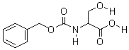 Cbz-DL-丝氨酸分子式结构图