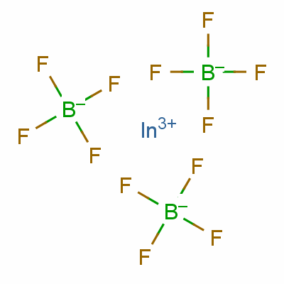 四氟硼化铟分子式结构图