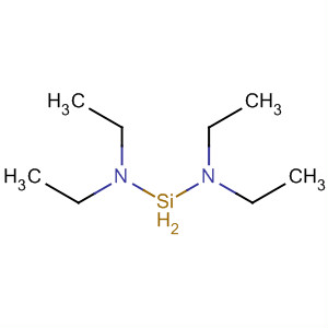 双(二乙氨基)二氢硅烷分子式结构图