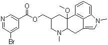 麦角溴烟酯分子式结构图