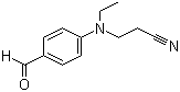 N-乙基-N-氰乙基-4-氨基苯甲醛分子式结构图