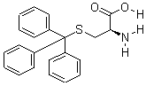 S-三苯甲基-L-半胱氨酸分子式结构图