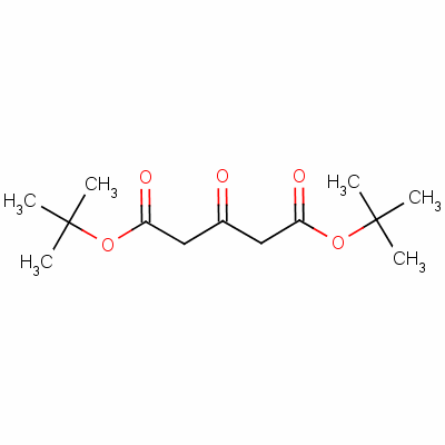 1,3-丙酮二羧酸二叔丁酯分子式结构图