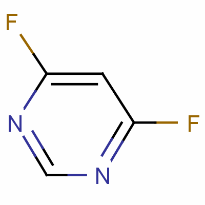 4,6-二氟嘧啶分子式结构图