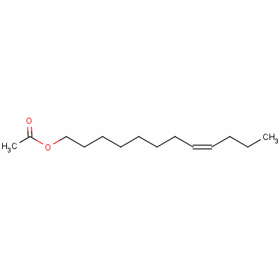 (Z)-8-十二碳烯基乙酸酯分子式结构图