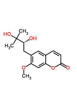 白花前胡醇分子式结构图