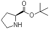 L-脯氨酸叔丁酯分子式结构图