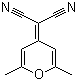 2,6-二甲基-4-吡喃亚基丙二腈分子式结构图