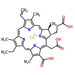 叶绿素铜钠分子式结构图