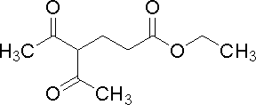 4-乙酰基-5-氧己酸乙酯分子式结构图