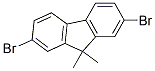 2,7-二溴-9,9-二甲基芴分子式结构图