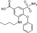 布美他尼分子式结构图