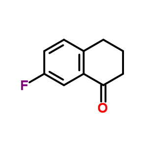 7-氟-1-四氢萘酮分子式结构图