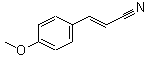 4-甲氧基肉桂腈分子式结构图