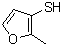 2-甲基-3-巯基呋喃分子式结构图