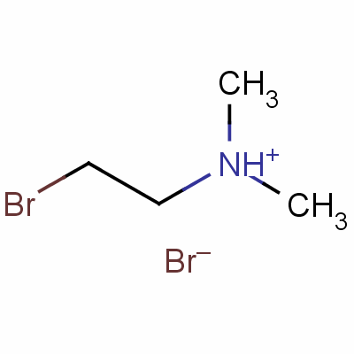 N,N-二甲氨基溴乙烷氢溴酸盐分子式结构图