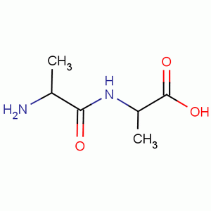 N-DL-丙氨酰-DL-丙氨酸分子式结构图