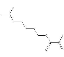 甲基丙烯酸异辛酯分子式结构图